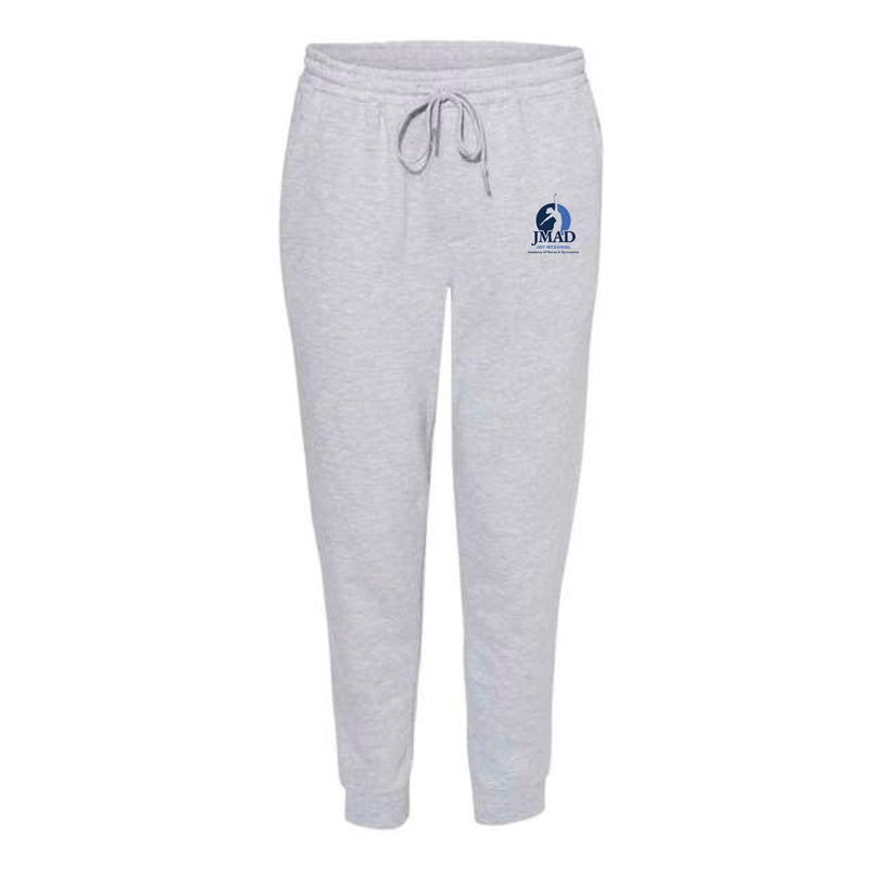 The JMAD Logo | Grey Heather Fleece Pants