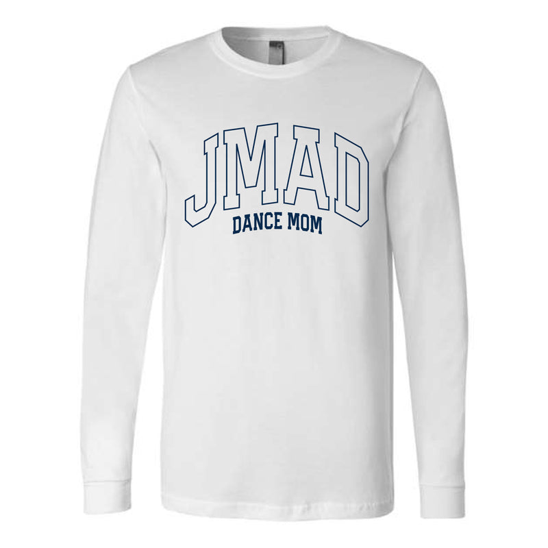 The JMAD Outline Arch | White Long Sleeve Tee