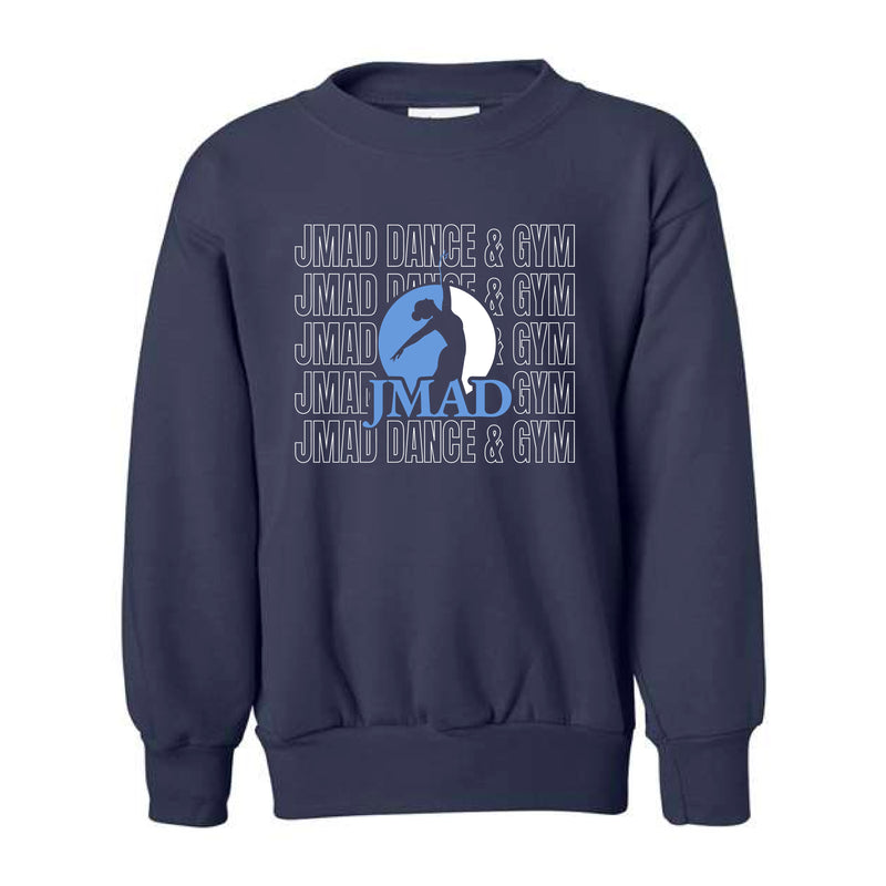 The JMAD Repeat | Navy Youth Crewneck Sweatshirt