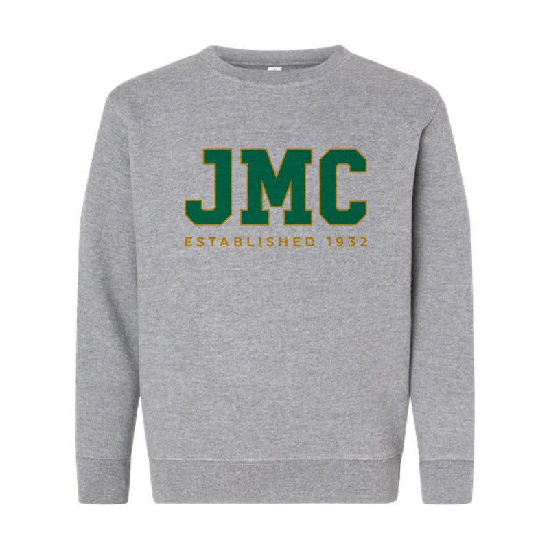 The JMC Block | Heather Oversized Youth Crewneck Sweatshirt