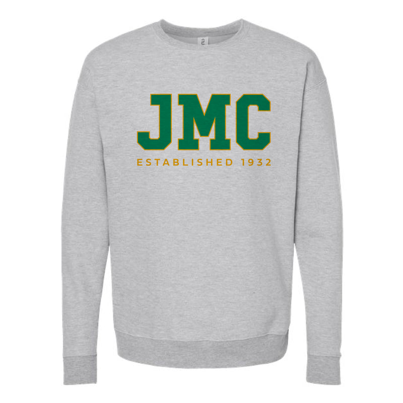 The JMC Block | Heather Grey Oversized Crewneck Sweatshirt