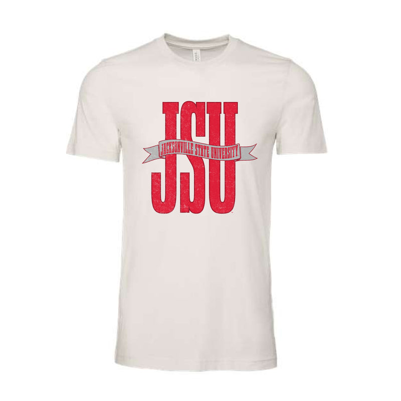 The JSU Banner | Vintage White Tee