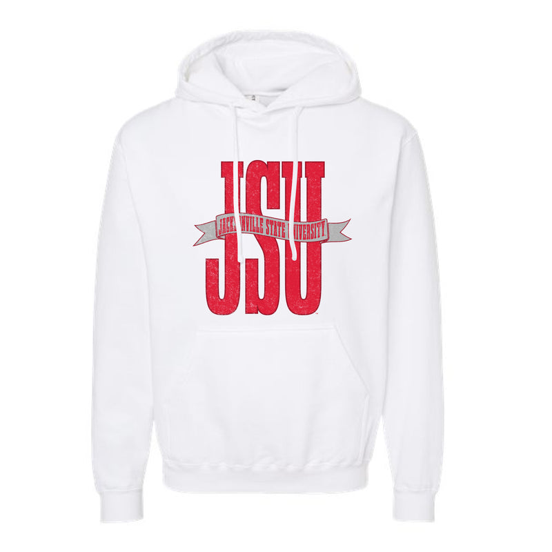 The JSU Banner | White Hoodie