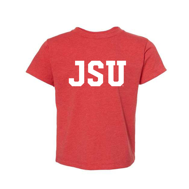 The JSU Block | Toddler Heather Red Tee