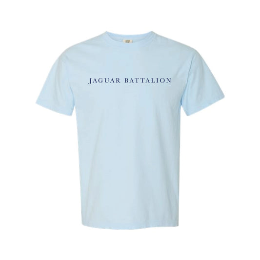 The Jaguar Battalion Serif | Adult Chambray Tee