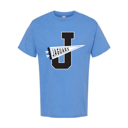 The Jaguars Pennant | Carolina Blue Tee
