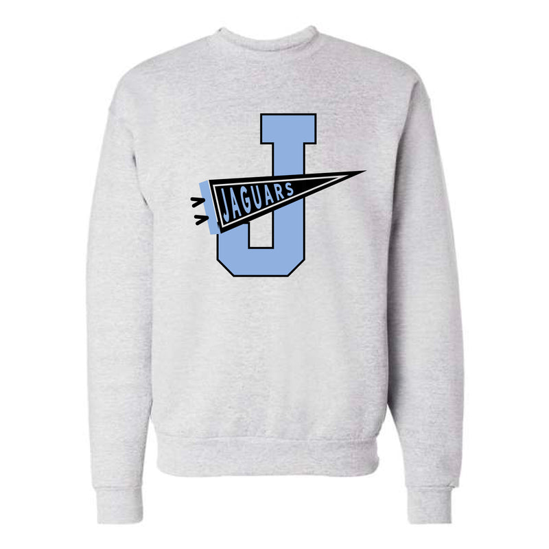 The Jaguars Pennant | Ash Crewneck Sweatshirt