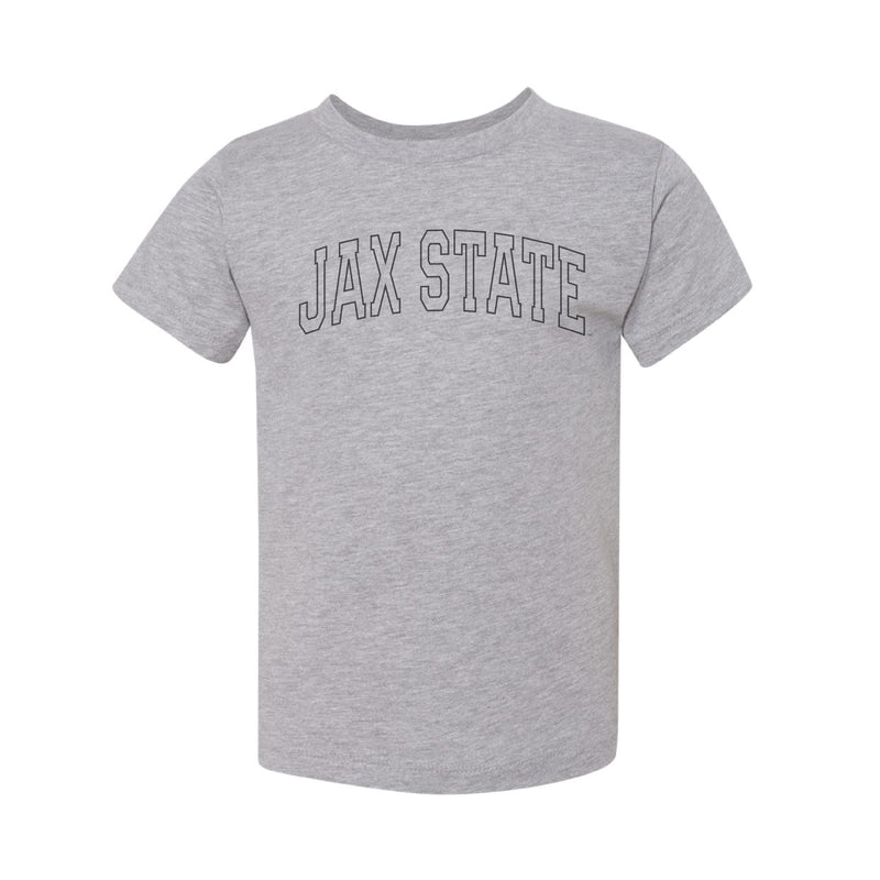 The Jax State Arch Outline | Toddler Athletic Heather Tee