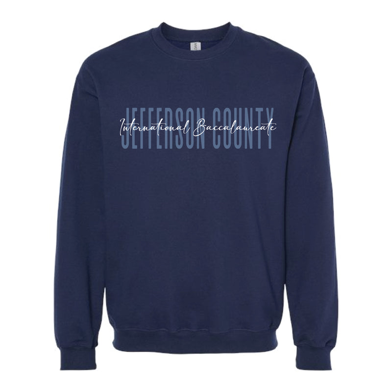 The Jefferson County IB | Navy Crewneck