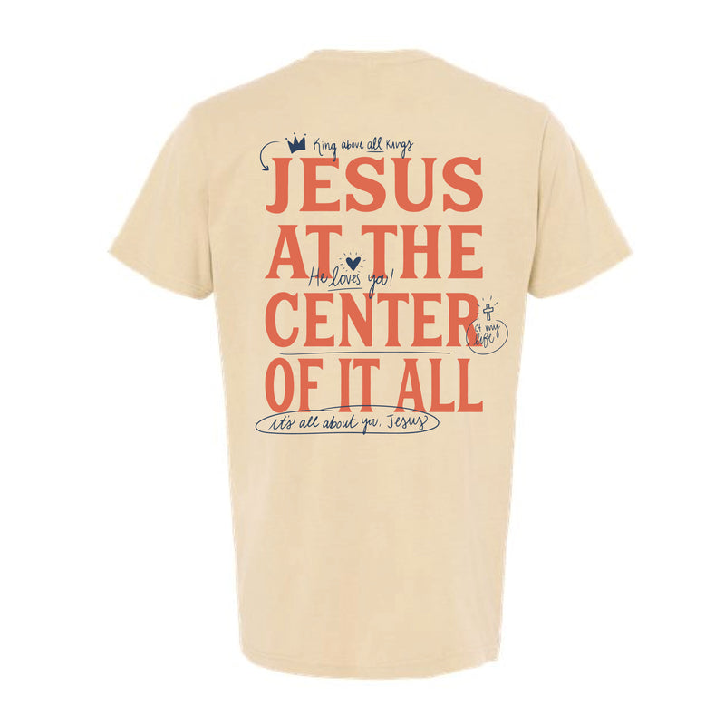 The Jesus at the Center | Adult Ivory Tee