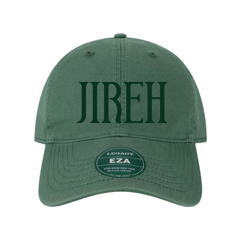 The Jireh | Embroidered Spruce Green Dad Hat