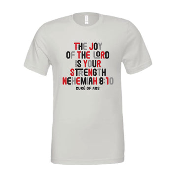 The Joy of the Lord | Adult Silver Tee