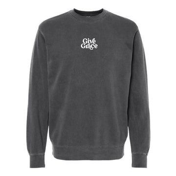 The Joy That Is Coming | Adult Pigment Black Crewneck Sweatshirt