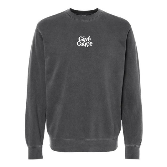 The Joy That Is Coming | Adult Pigment Black Crewneck Sweatshirt