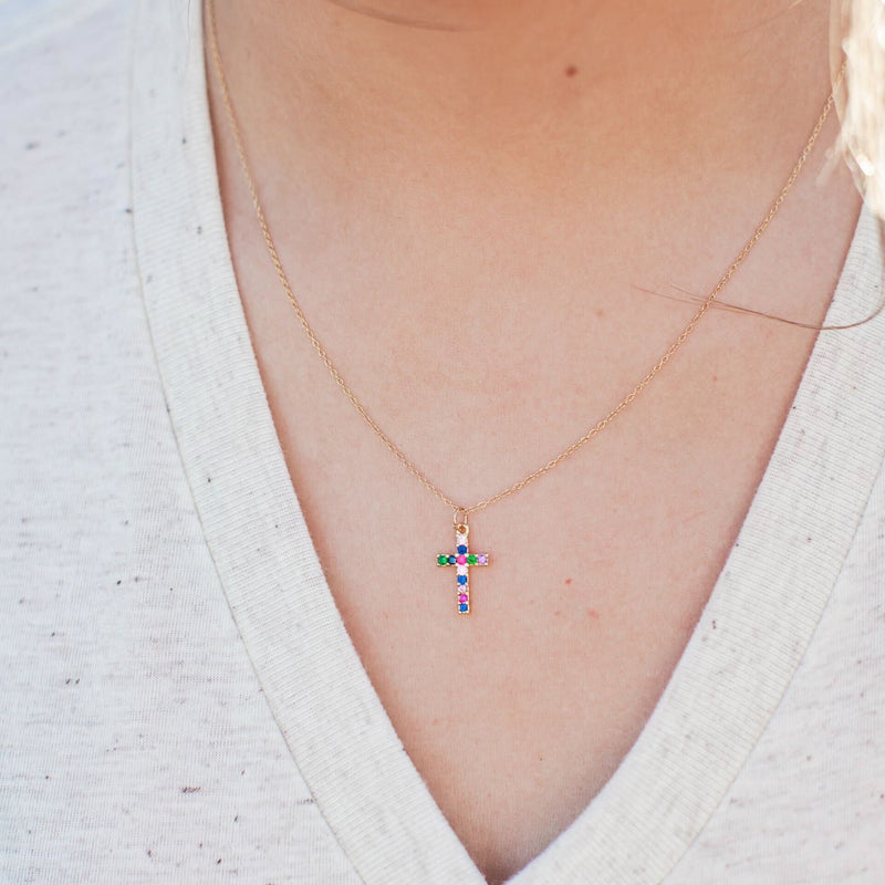 The Rainbow Cross | Necklace