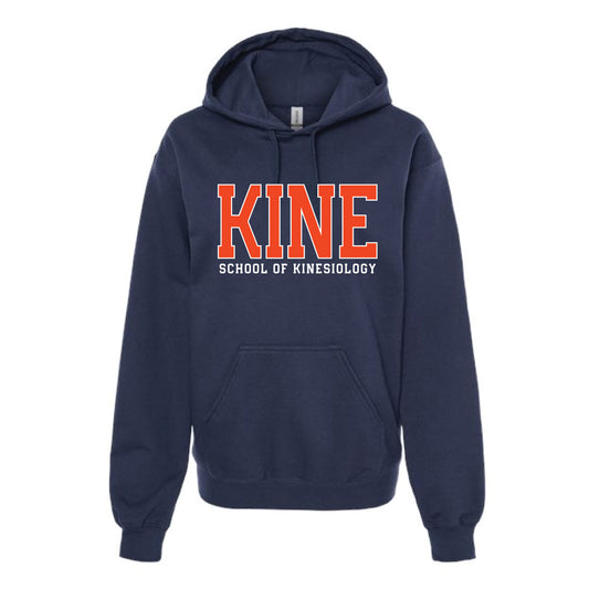 The KINE Block | Adult Navy Hoodie
