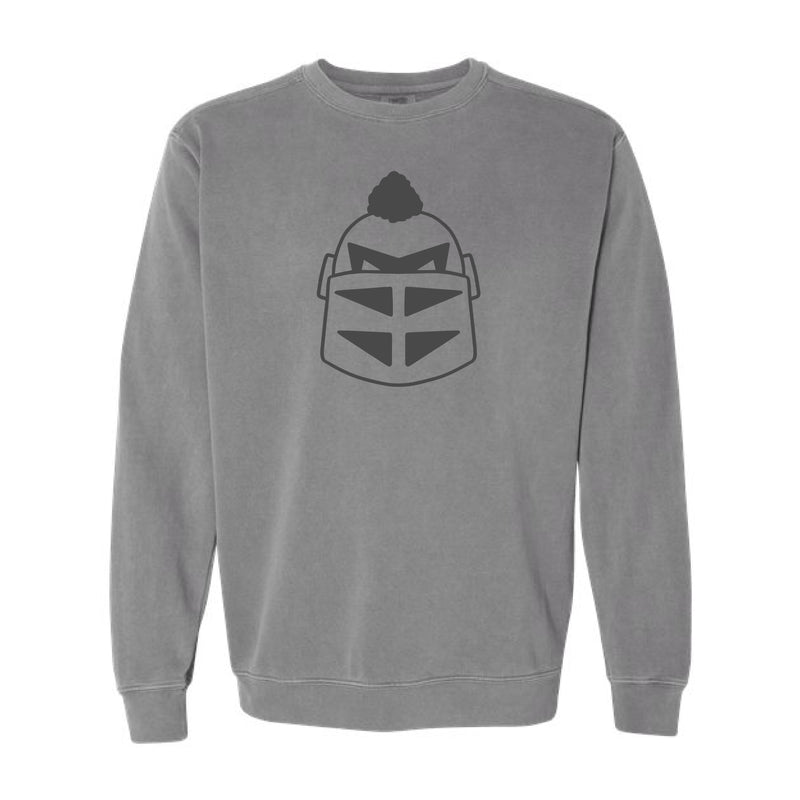 The Knightro Head Outline | Grey Sweatshirt