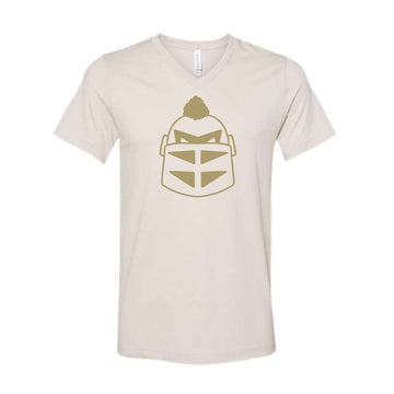 The Knightro Head Outline | Heather Dust V-Neck