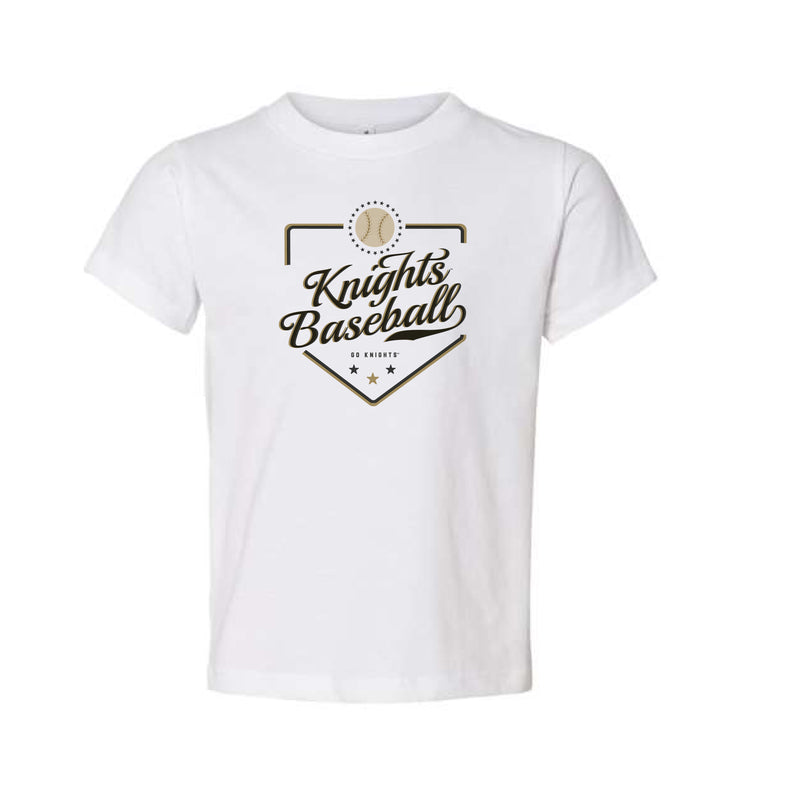 The Knights Baseball Plate | Toddler White Tee