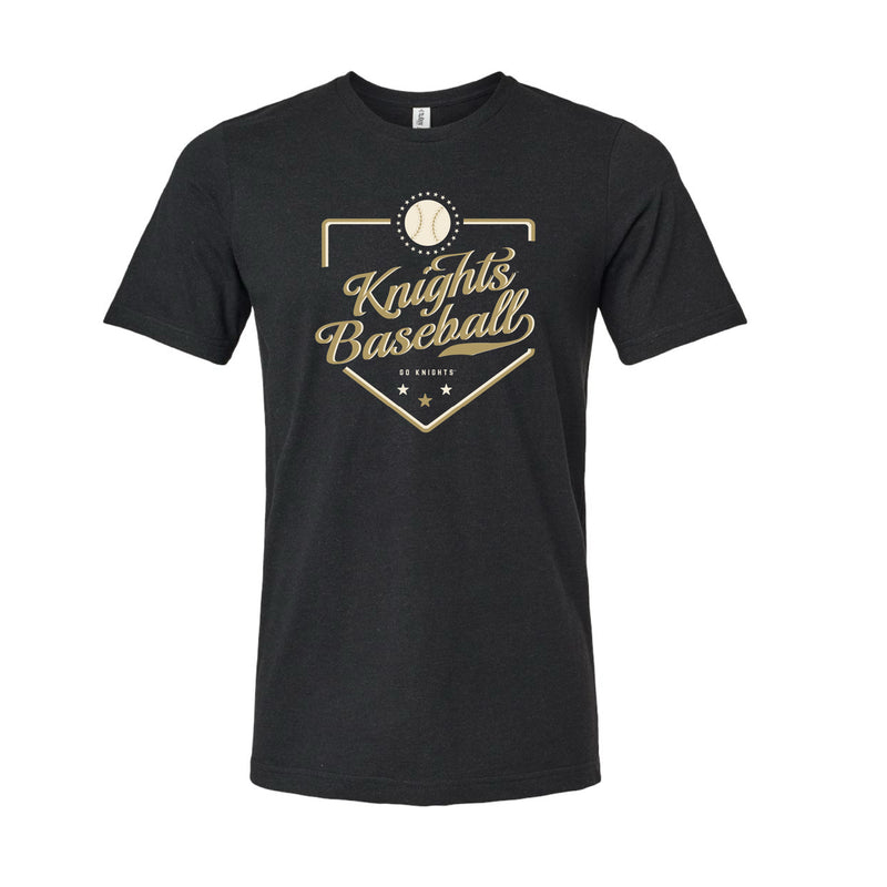 The Knights Baseball Plate | Heather Black Tee