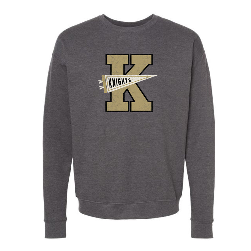 The Knights Pennant | Heather Charcoal Sweatshirt