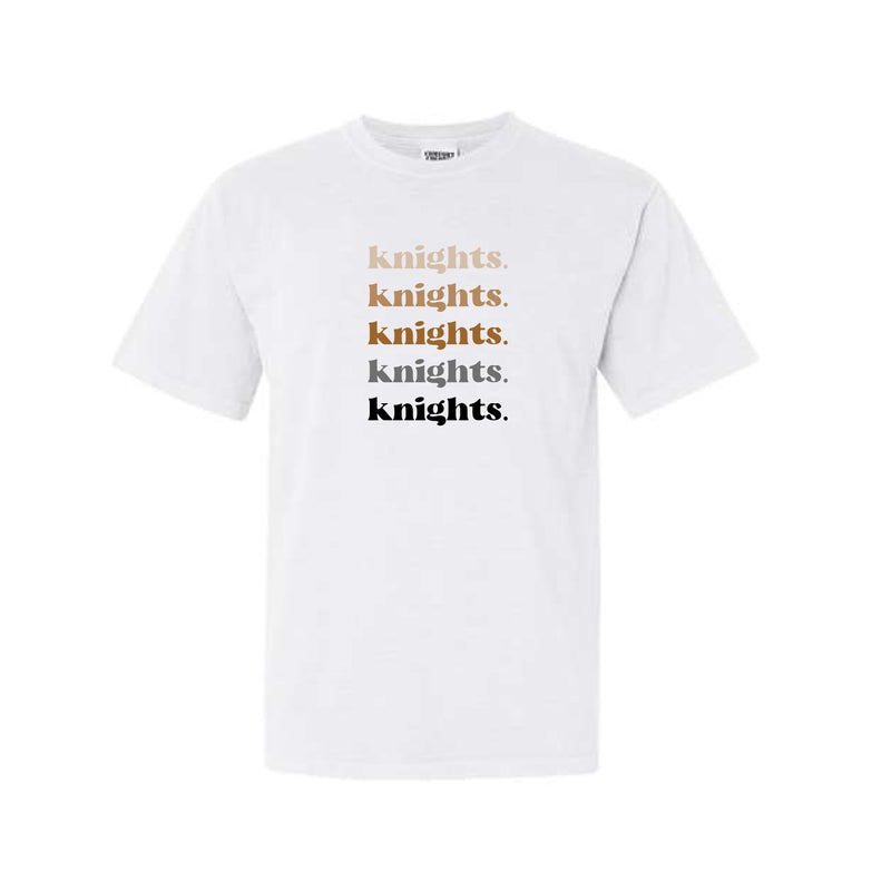 The Knights Repeat | White Tee