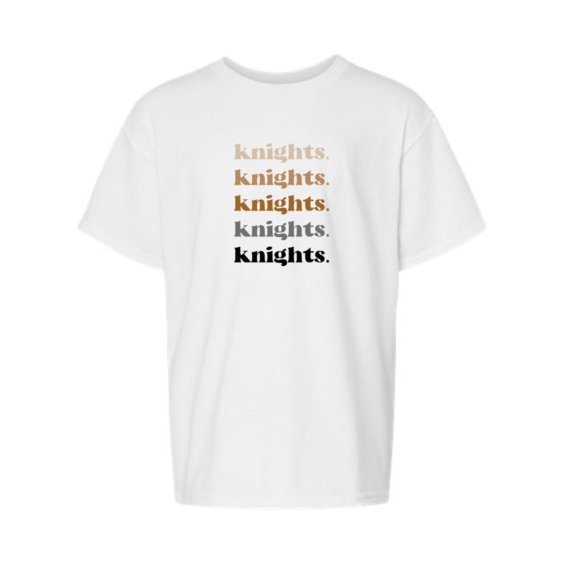 The Knights Repeat | White Youth Tee