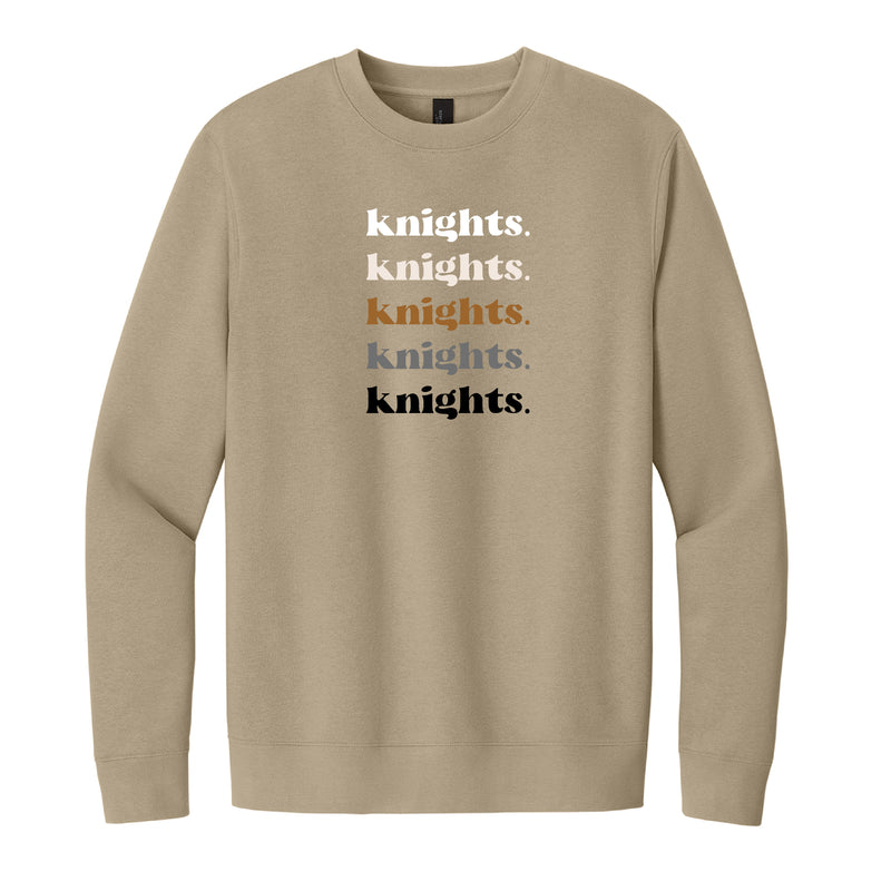 The Knights Repeat | Desert Tan Crewneck