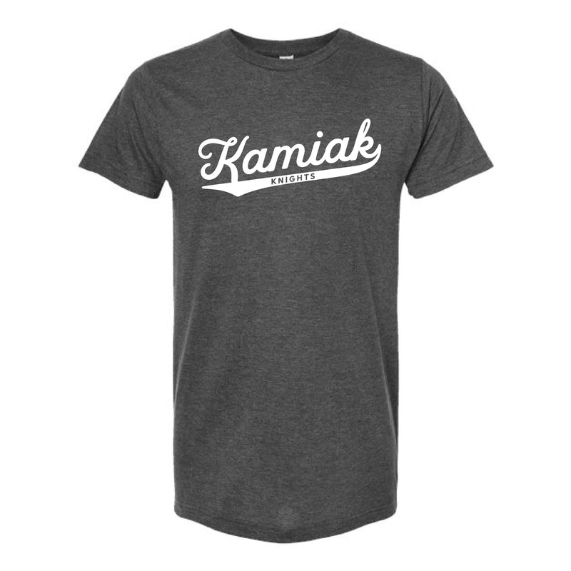 The Kamiak Script | Heather Charcoal Oversized Tee