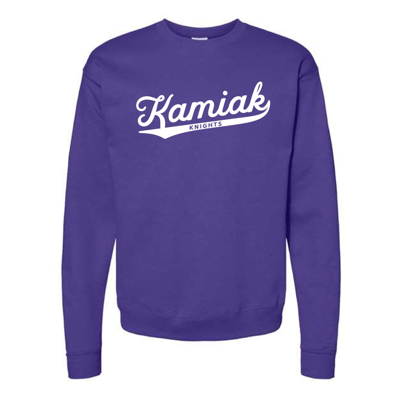 The Kamiak Script | Purple Crewneck Sweatshirt