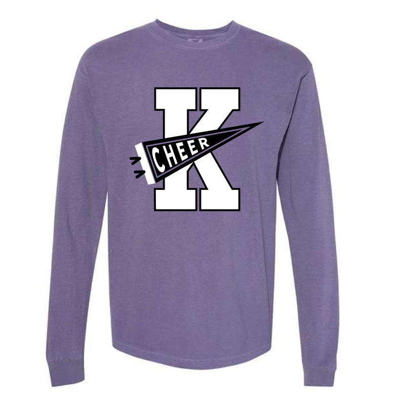 The Keystone Pennant | Grape Long Sleeve Tee