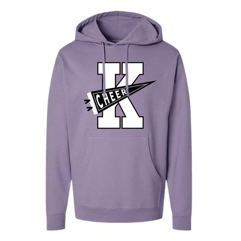 The Keystone Pennant | Plum Hooded Sweatshirt