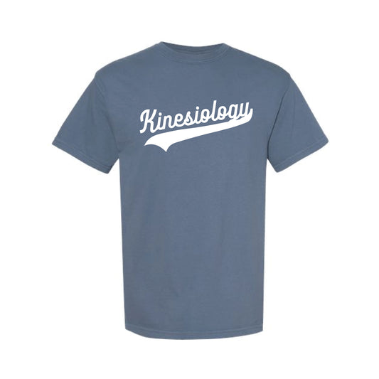 The Kinesiology Swoosh | Adult Blue Jean Tee