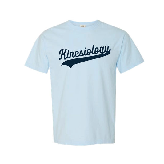 The Kinesiology Swoosh | Adult Chambray Tee