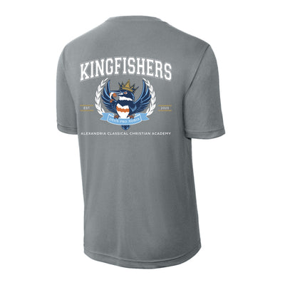 The King's Fishers | Adult Grey Concrete Tee