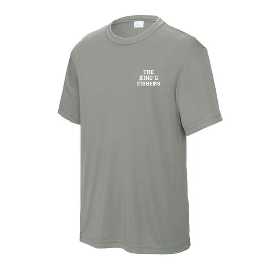 The King's Fishers | Youth Grey Concrete Tee