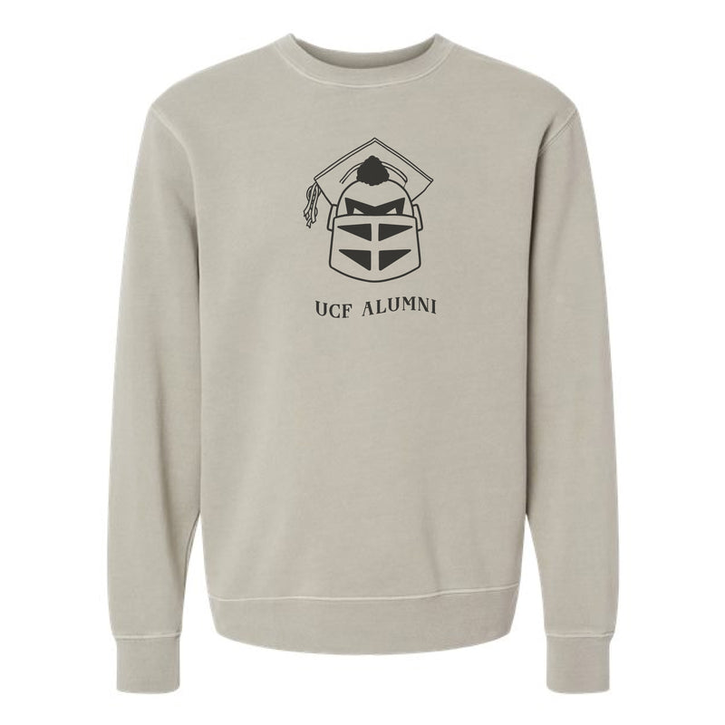 The Knightro Outline Alumni | Pigment Cement Sweatshirt