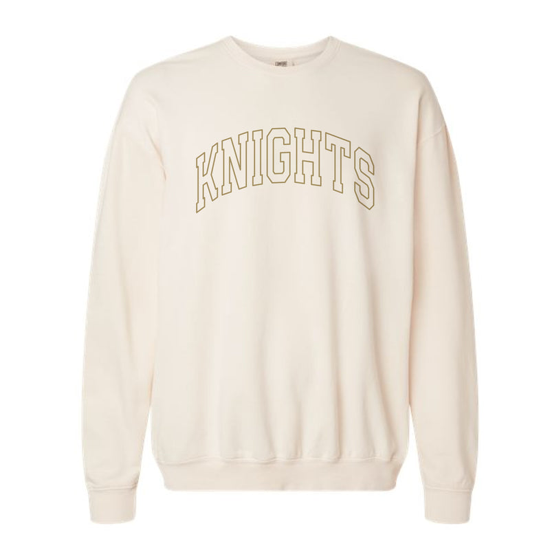 The Knights Outline Arch | Ivory Sweatshirt