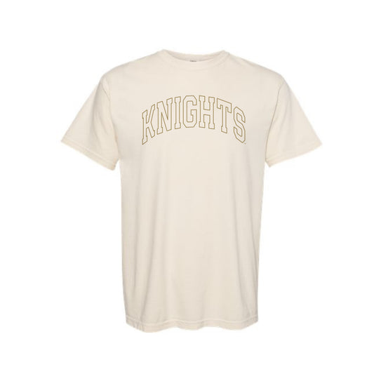 The Knights Outline Arch | Ivory Tee