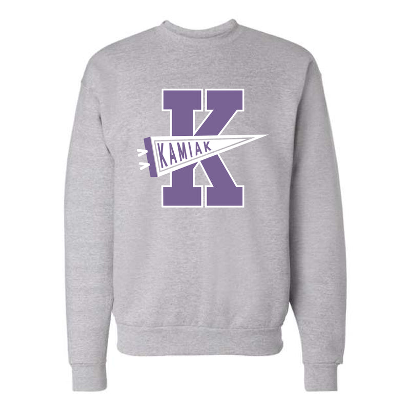 The Knights Pennant | Light Steel Crewneck Sweatshirt