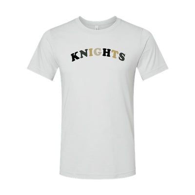 The Knights Rainbow Arch | Heather Silver Tee