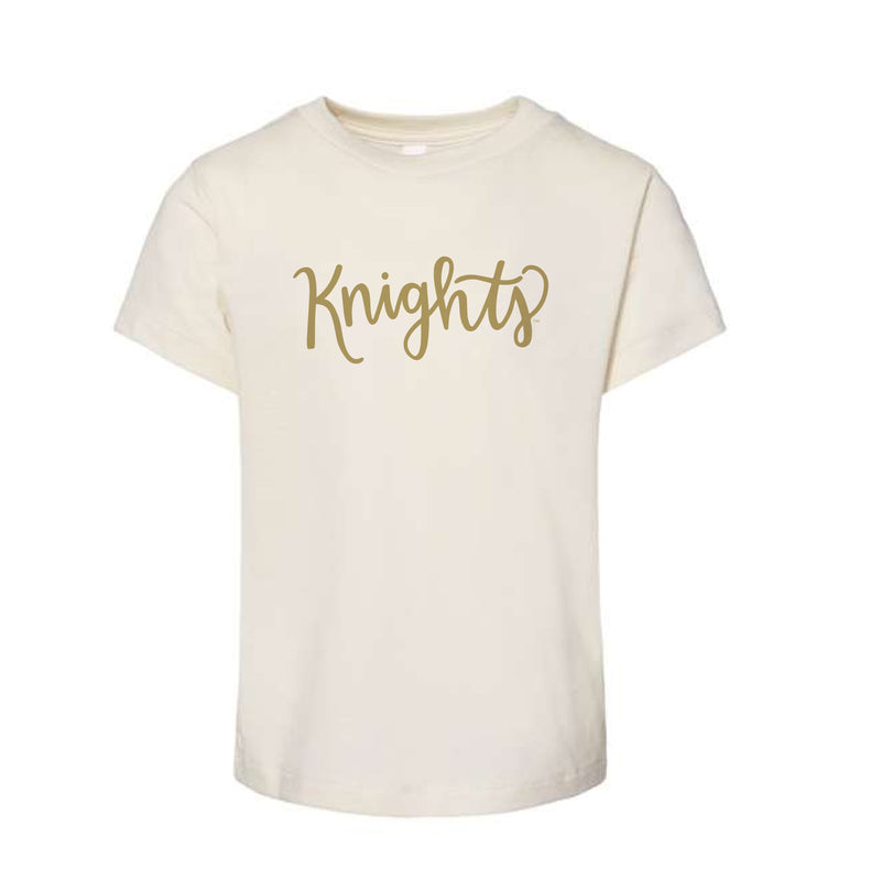 The Knights Script | Toddler Natural Tee