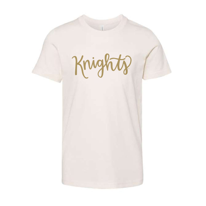 The Knights Script | Youth Natural Tee