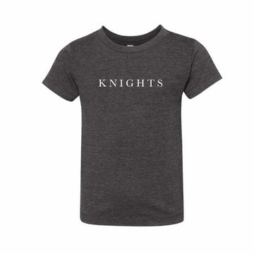 The Knights Serif | Toddler Dark Grey Heather Tee