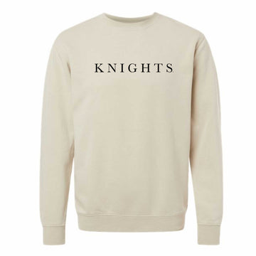 The Knights Serif | Pigment Ivory Sweatshirt