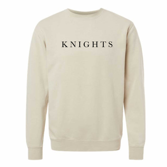 The Knights Serif | Pigment Ivory Sweatshirt