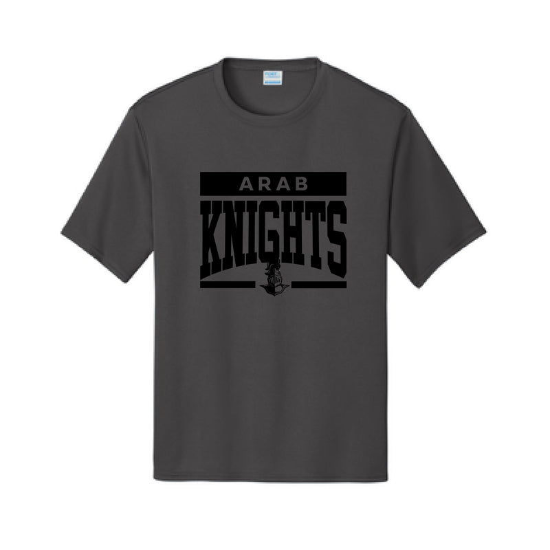 The Knights Stripes | Charcoal Performance Tee