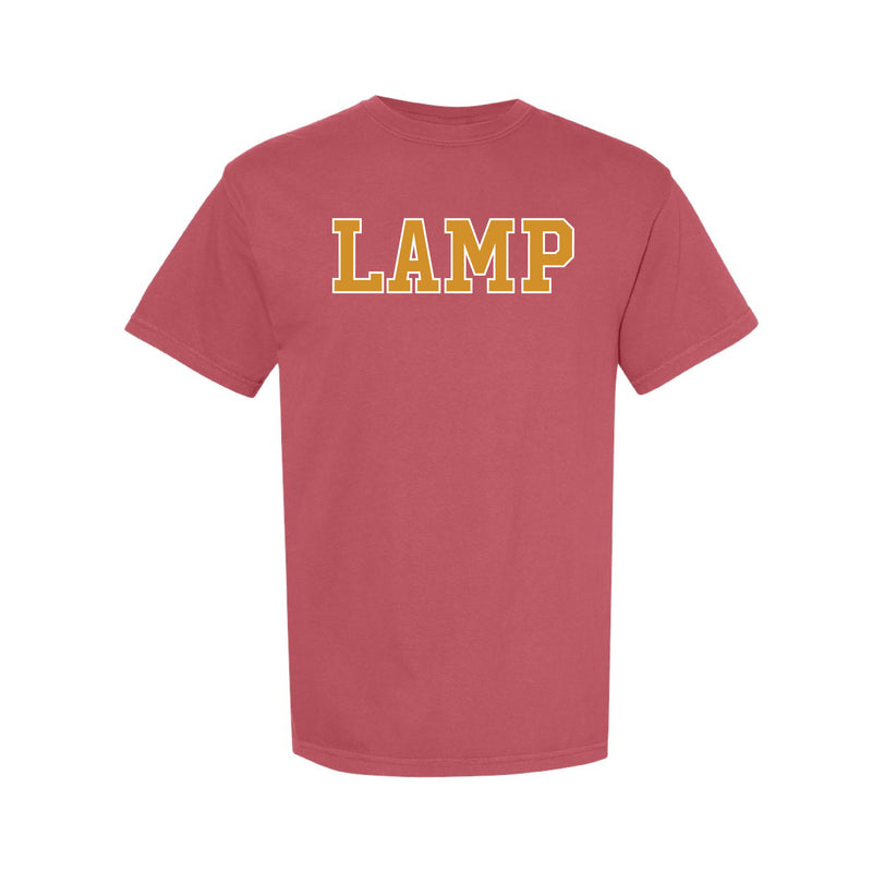 The Lamp Block | Crimson Tee