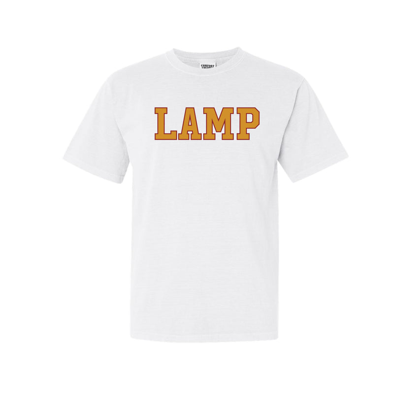 The Lamp Block | White Tee