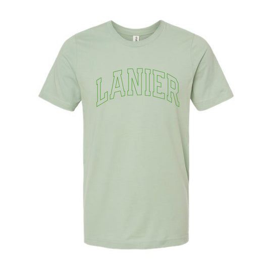 The Lanier Outline Arch | Sage Oversized Tee